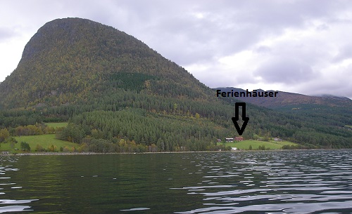 Todalsfjord Ferienhaeuser Lage 2