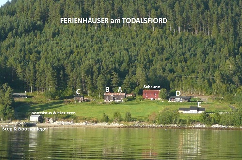Todalsfjord Norwegen Ferienhaus B 08 Natur Umgebung Uebersicht Haeuser.jpg