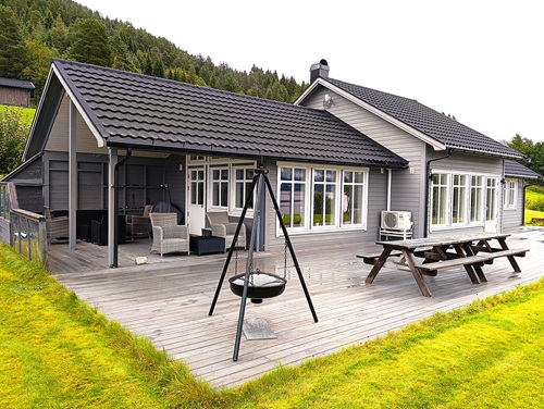 Todalsfjord Norwegen Ferienhaus E 10 Terrasse B