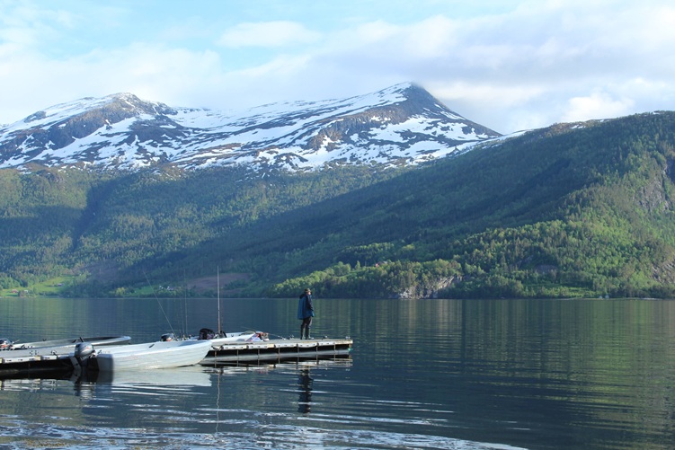 Todalsfjord Boot Steg Bootssteg 3