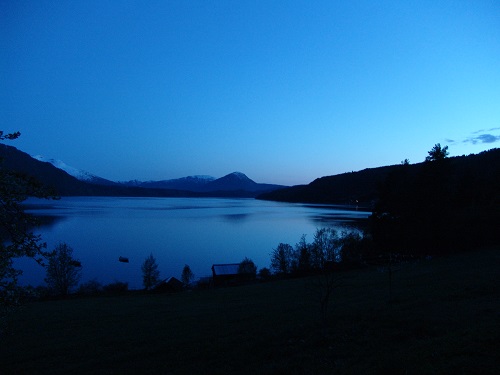 Todalsfjord Mitternacht